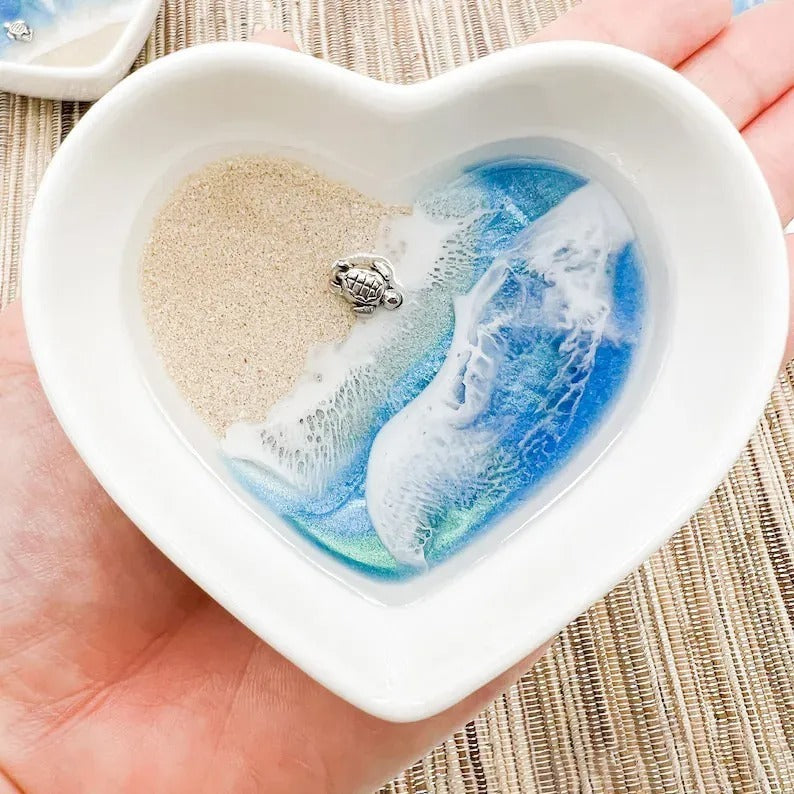 Handmade Marine Bowl Artwork Ornaments