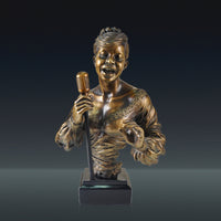 Music  Statue Resin Cold Cast Copper Artwork