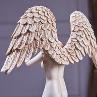 Wings sculpture sexy angel naked artwork