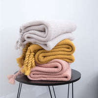 Knitted Office Sofas Wool Blanket