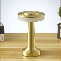 Touch Led Charging Table Lamp Creative Lamp Mushroom Lamp Cordless Rechargeable Touch Sensor Metal Aluminum Wireless Table Lamps