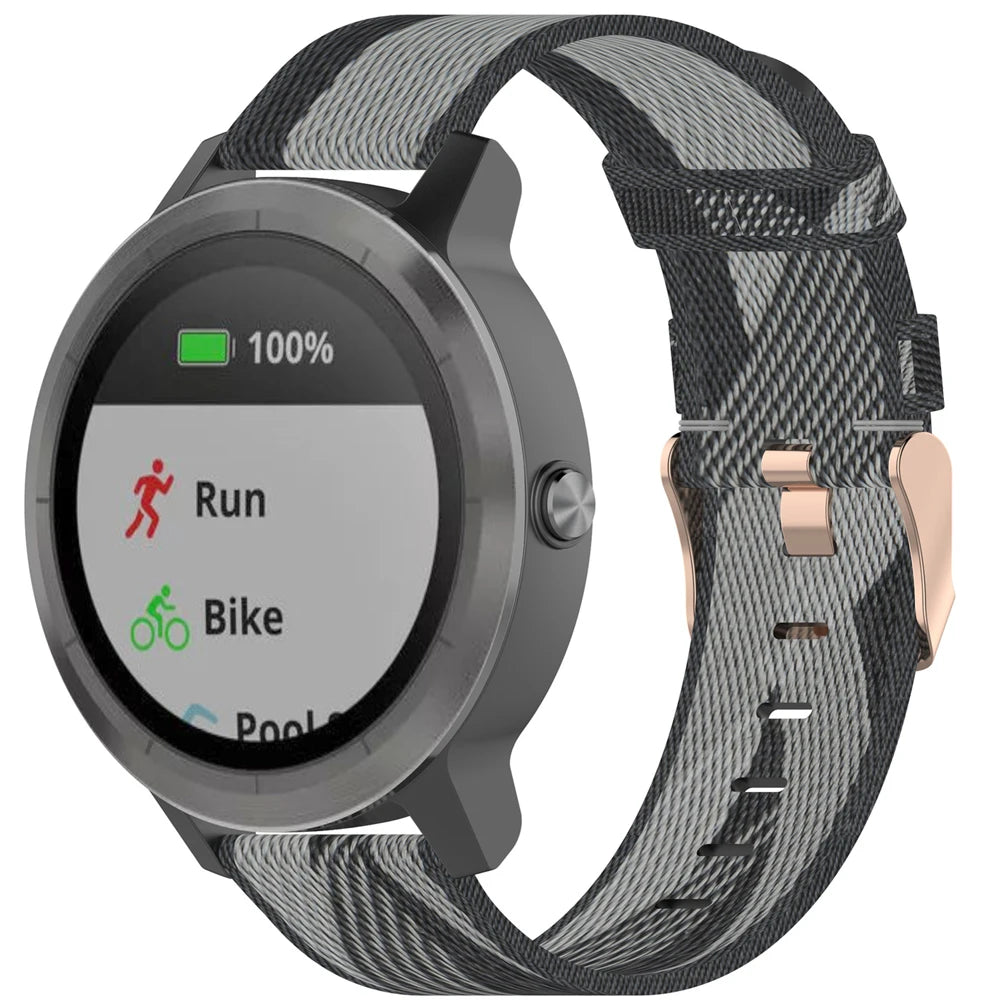 Nylon Watch  For Garmin Venu SECONDSELEGANT