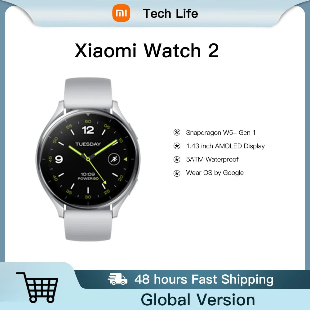 Xiaomi Watch 2 Global Version Mi Smartwatch SECONDSELEGANT