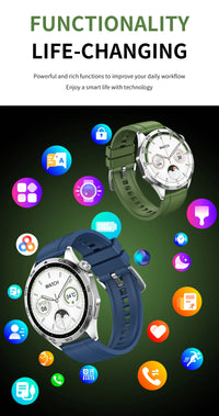 Heart Rate Bluetooth Call SmartWatch SECONDSELEGANT