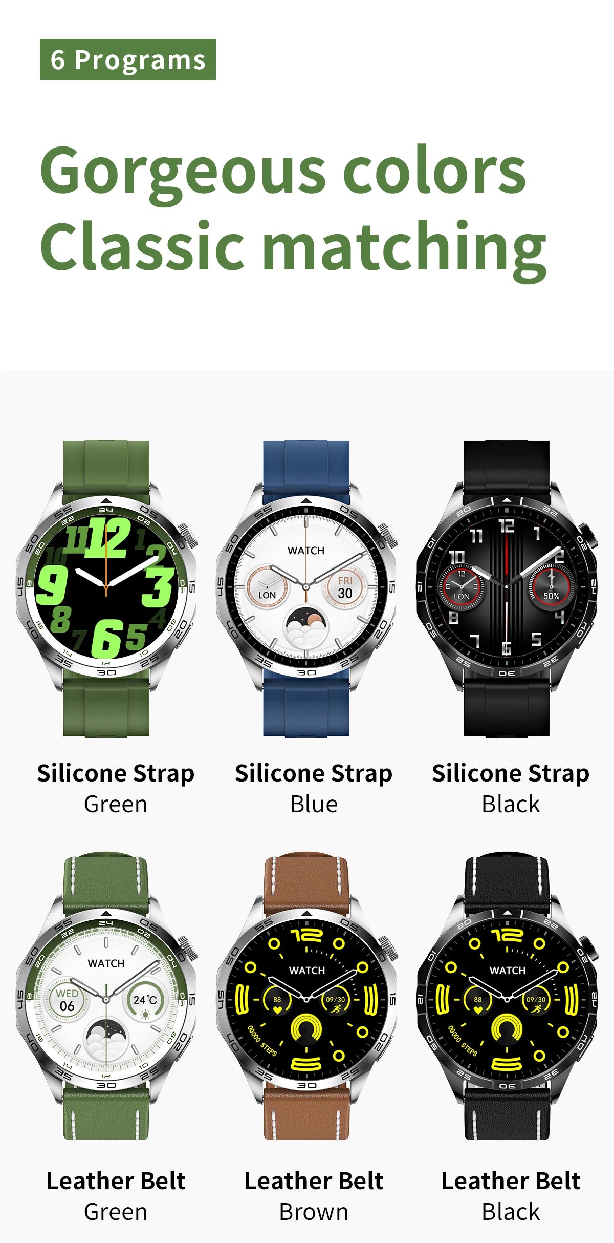 Heart Rate Bluetooth Call SmartWatch SECONDSELEGANT