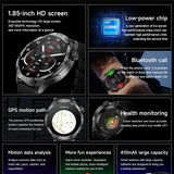 2024 For Xiaomi Men Smartwatch 1.85-inch HD screen Women 500+Customized Dial GPS NFC Bluetooth Call Outdoor Military Smart watch SECONDSELEGANT